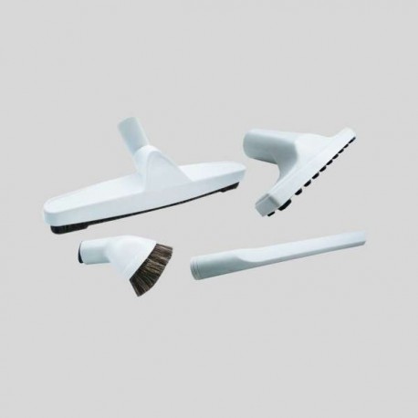 SET SPAZZOLE ACCESSORI BIANCO 4PZ.
