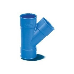 Derivazione 45' FFF diam.50 largo raggio blu