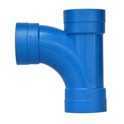 Derivazione 90' FFF diam.50 largo raggio blu