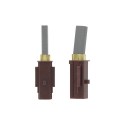 Coppia spazzole carboncini motori per aspiratori Vacuflo 280, Maxum, P75, S1500, P115