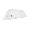 Radiatore elettrico norvegese NOBO 2000W per ambienti fino a 35 m² (include termostato NCU-2Te)