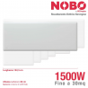 Radiatore elettrico norvegese NOBO 1500W per ambienti fino a 30 m² (include termostato NCU-2Te)